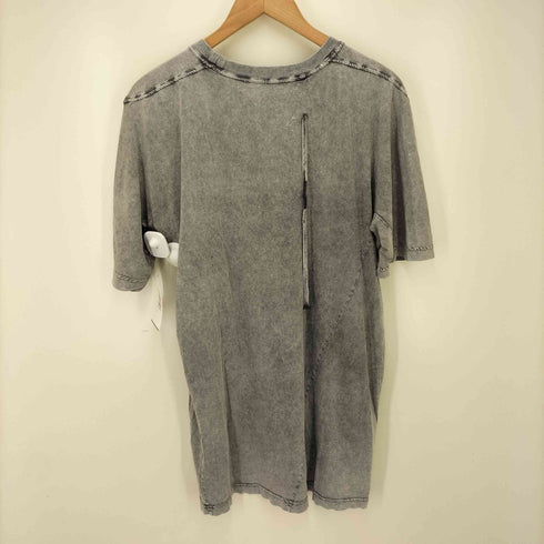 ボリスビジャンサベリ 11 by Boris Bidjan Saberi ムラ染め ロング クルーネックTシャツ アルチザン メンズ