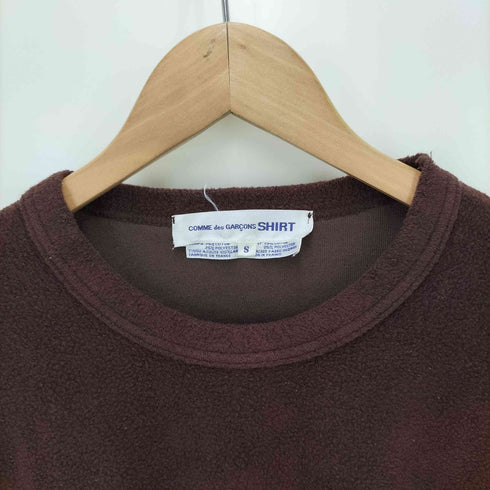 コムデギャルソンシャツ COMME des GARCONS SHIRT 90S クルーネック フリース バイカラー プルオーバー archive メンズ JPN:S