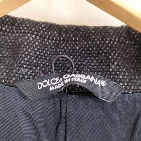 ドルチェアンドガッバーナ DOLCE&GABBANA ウール混 コットン 3B テーラードジャケット メンズ 44
