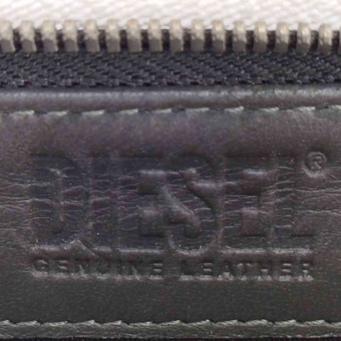 ディーゼル DIESEL エンボスロゴ 本革 キーリング付コインケース メンズ