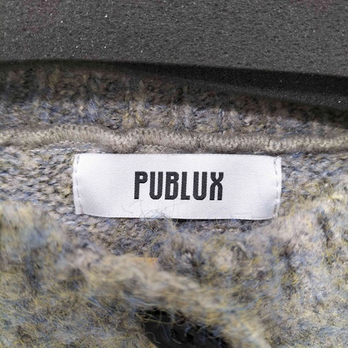 パブリュクス PUBLUX L/S ニットカーディガン レディース FREE