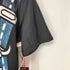 コイビトミサキ koibito misaki ラインストーンフェイクプリント5分袖ワンピース レディース import:M