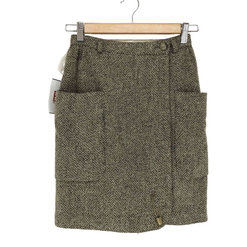 マックスマーラ MAX MARA 白タグウールミニスカート レディース 36