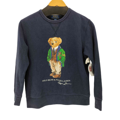 ポロラルフローレン POLO RALPH LAUREN ポロベア プリントクルーネックスウェット レディース M