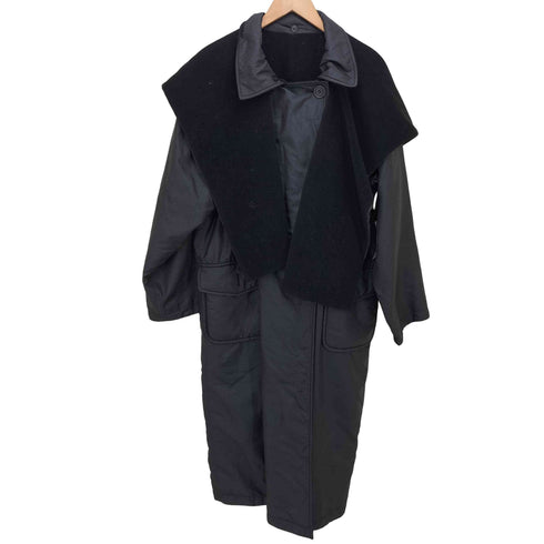 イッセイミヤケ ISSEY MIYAKE 80S WIND COAT フーデッド リバーシブルコート イカコート メンズ