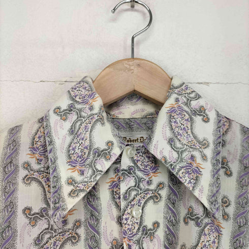 ronbertdale 70s ペイズリー柄 L/S シャツ メンズ 14