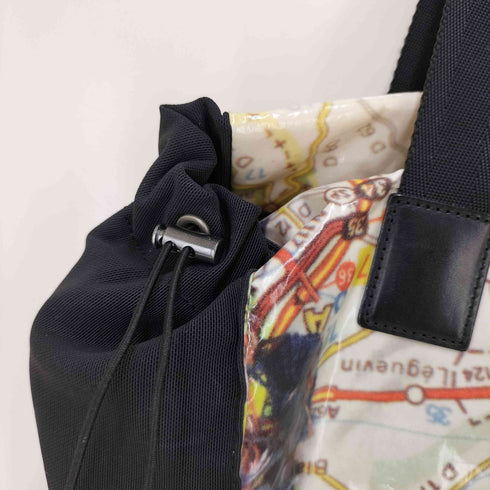 プリーツプリーズイッセイミヤケ PLEATS PLEASE ISSEY MIYAKE 地図柄 トートバッグ レディース