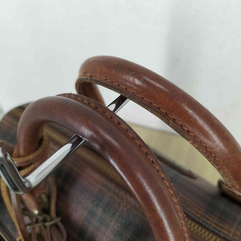 ポロラルフローレン POLO RALPH LAUREN チェック柄 ミニボストンバッグ メンズ