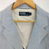 ポロバイラルフローレン Polo by RALPH LAUREN 90s ストライプ シアサッカー 3B テーラードジャケット メンズ import:XL