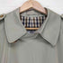 アクアスキュータム AQUASCUTUM MADE IN ENGLAND 玉虫 裏地チェックトレンチコート メンズ