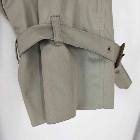 アクアスキュータム AQUASCUTUM MADE IN ENGLAND 玉虫 裏地チェックトレンチコート メンズ