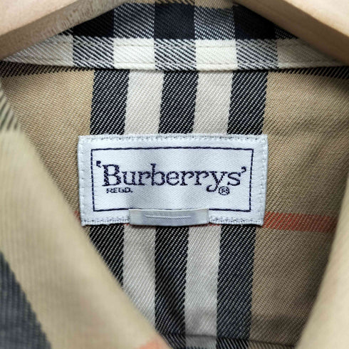 バーバリーズ BURBERRYS ノバチェック柄L/S シャツ メンズ S