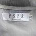 PSFR ニット切替 フリルデザイン レース ジップアップシャツ レディース JPN:XL