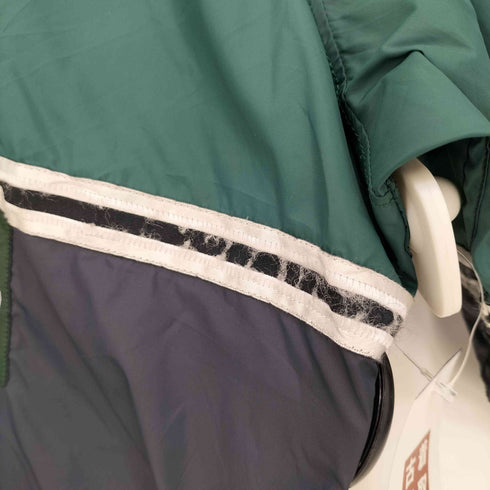 ポロスポーツラルフローレン POLO SPORT RALPH LAUREN 90s ロゴプリント 刺繍 裏地メッシュ ラインテープ 切り替え サイドスリット ナイロン ジップアップ コーチジャケット メンズ import:L