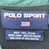 ポロスポーツラルフローレン POLO SPORT RALPH LAUREN 90s ロゴプリント 刺繍 裏地メッシュ ラインテープ 切り替え サイドスリット ナイロン ジップアップ コーチジャケット メンズ import:L