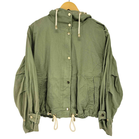ザラ ZARA コットンマウンテンパーカー レディース import:S