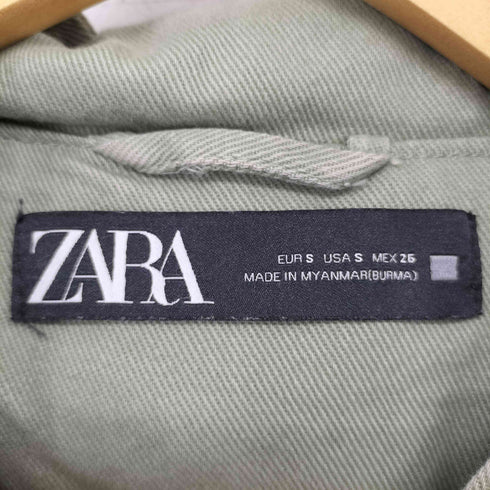 ザラ ZARA コットンマウンテンパーカー レディース import:S