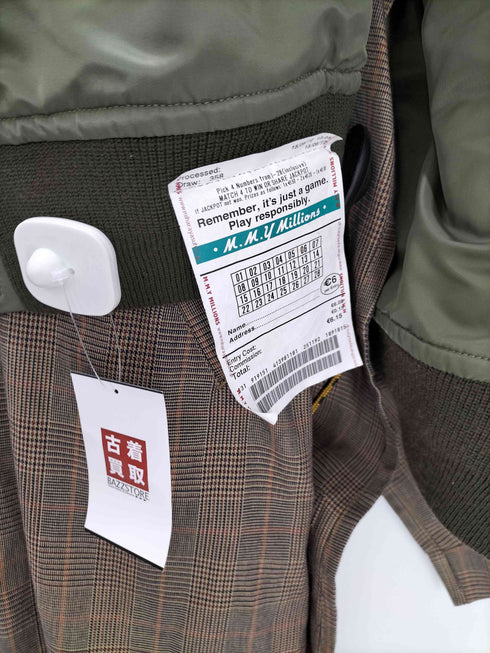 メゾンミハラヤスヒロ Maison MIHARA YASUHIRO 19-20AW MA-1ドッキングコート メンズ