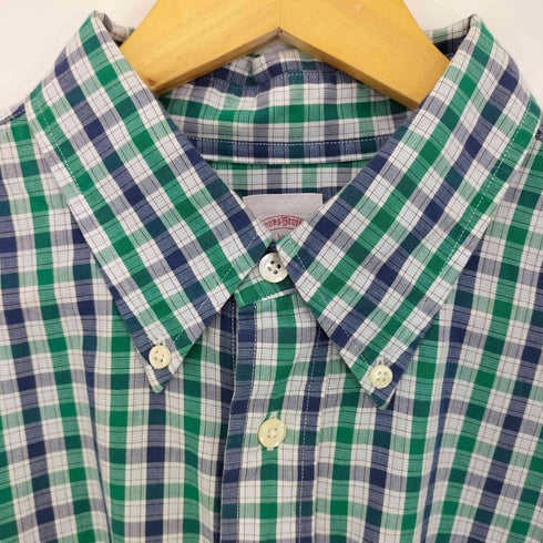 ブルックスブラザーズ BROOKS BROTHERS REGULAR FIT チェック コットン ボタンダウンシャツ メンズ import:XL