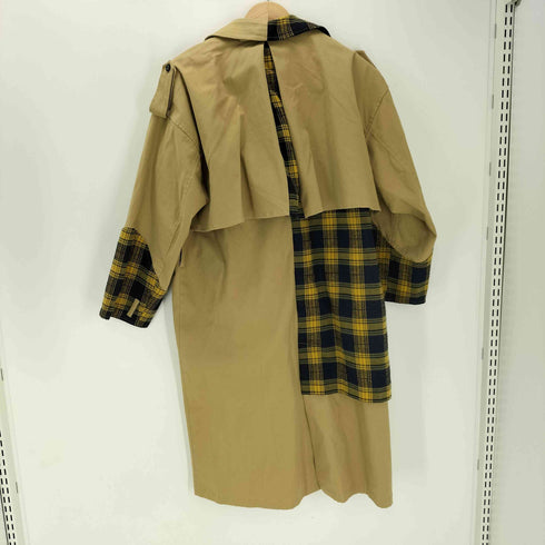 パメオポーズ Pameo Pose 19AW Caos Coat カオス コート ダブルブレスト ドッキング トレンチコート メンズ FREE