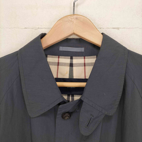 バーバリー BURBERRY 裏地ノバチェック柄 ステンカラーコート メンズ M