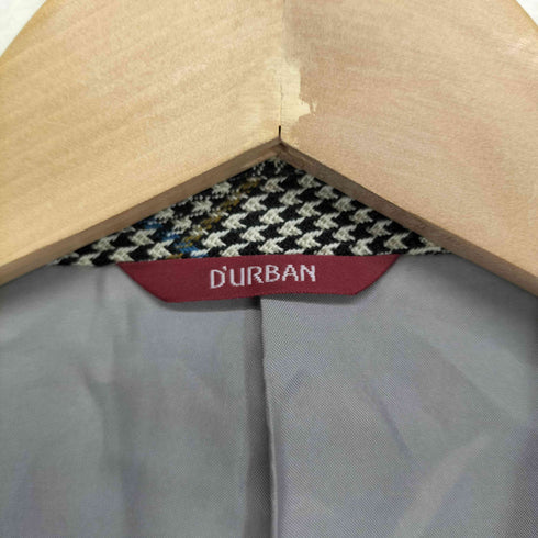 ダーバン DURBAN 千鳥格子柄 2Bテーラードジャケット メンズ 94AB4