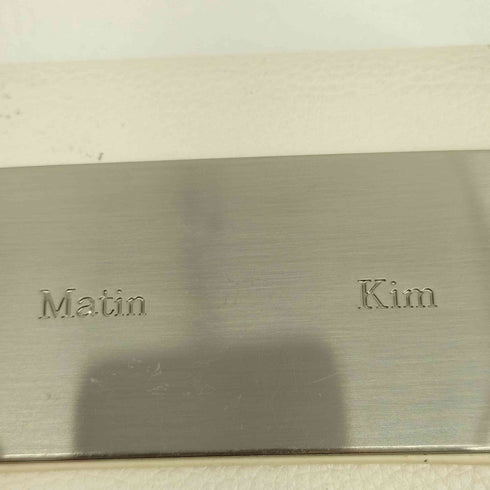 Matin Kim ロゴプレート カードケース レディース
