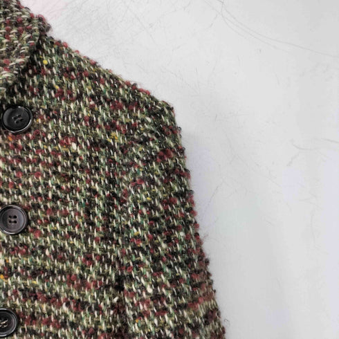 トリココムデギャルソン tricot COMME des GARCONS ツイードピーコート レディース JPN:M