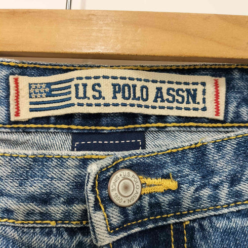 ユーエスポロアッスン U.S.POLO ASSN ストレートデニムパンツ メンズ 36×34