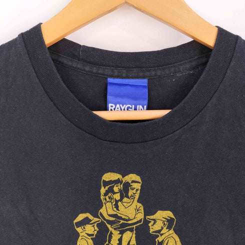 RAYGUN USA製 NEVER FORGET プリント クルーネック Tシャツ メンズ import:M