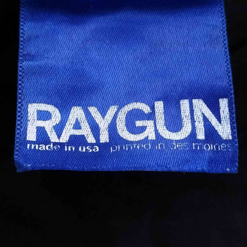 RAYGUN USA製 NEVER FORGET プリント クルーネック Tシャツ メンズ import:M