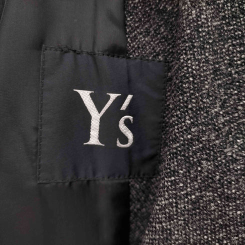 ワイズ Ys ラウンドカラー ツイードコート レディース