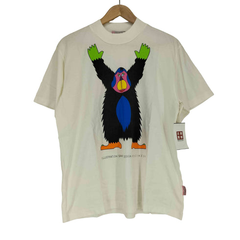 グラフィックプリントモックネックTシャツ メンズ 06
