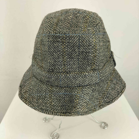 Lincoln Bennett MADE IN ENGLAND チェック ウールハット レディース