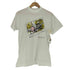 袖裾シングル フロントプリントクルーネックTシャツ メンズ M