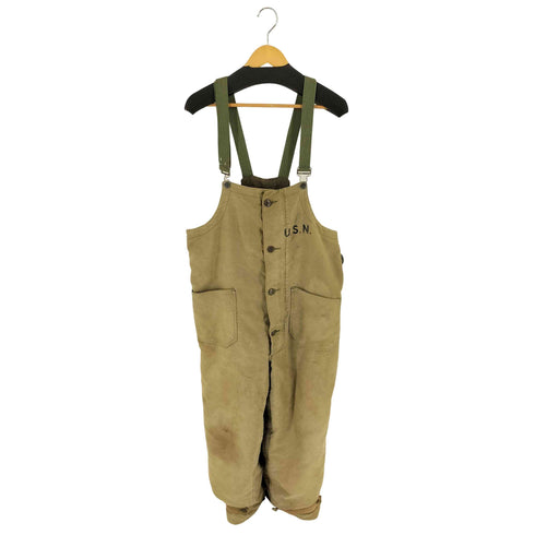 ユーエスネイビー U.S.NAVY 40-50S N-1 デッキパンツ オーバーオール TALON Contract NXsz38067 メンズ M