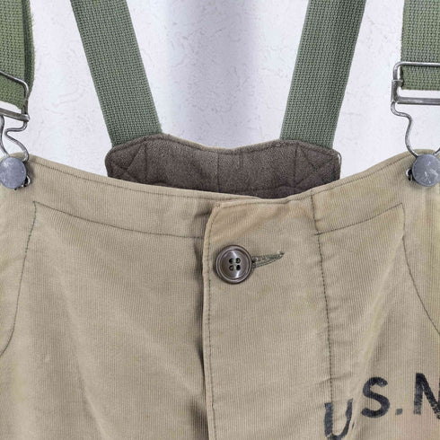 ユーエスネイビー U.S.NAVY 40-50S N-1 デッキパンツ オーバーオール TALON Contract NXsz38067 メンズ M