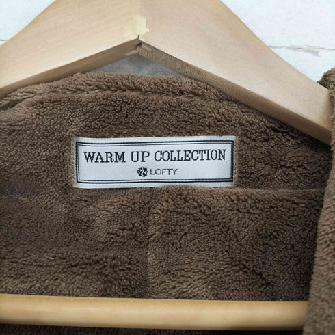 WARM UP COLLECTION 裏地フリース トグルボタン ダウンベスト メンズ