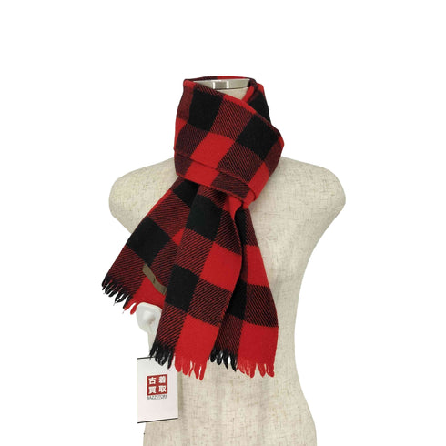 ワイズ Ys バッファローチェック マフラー レディース