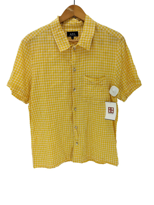 アーペーセー A.P.C. ギンガムチェック S/S シャツ メンズ import:L