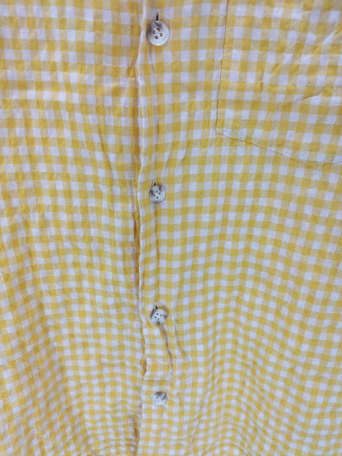 アーペーセー A.P.C. ギンガムチェック S/S シャツ メンズ import:L