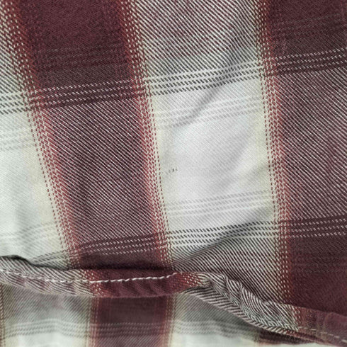 カルバンクラインジーンズ Calvin Klein Jeans オンブレチェック スナップボタン 長袖 シャツ メンズ import:L