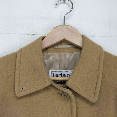 バーバリーズ BURBERRYS カシミヤ混ウールステンカラーコート メンズ L
