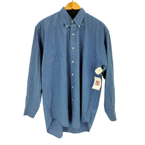 ラルフローレン RALPH LAUREN 90s 北マリアナ諸島製 BLAIRE チェックボタンダウンシャツ メンズ S