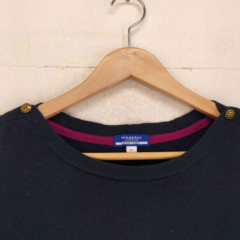 バーバリーブルーレーベル BURBERRY BLUE LABEL ワンポイント刺繍ニットワンピース レディース 38