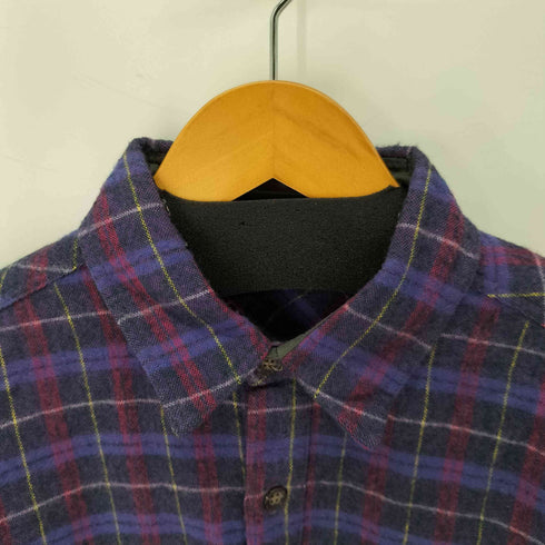 モンベル mont bell 90S L/S 両フラップ チェックネルシャツ メンズ JPN:M