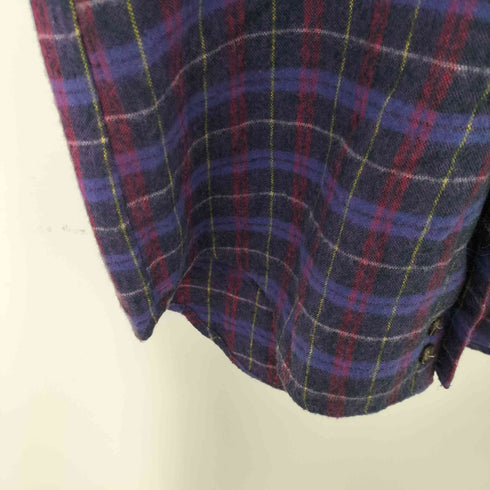 モンベル mont bell 90S L/S 両フラップ チェックネルシャツ メンズ JPN:M