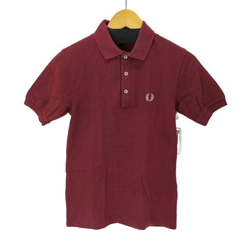 フレッドペリー FRED PERRY 月桂樹ロゴ刺繍 S/S ポロシャツ レディース JPN:S