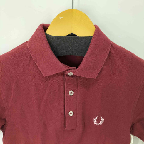 フレッドペリー FRED PERRY 月桂樹ロゴ刺繍 S/S ポロシャツ レディース JPN:S