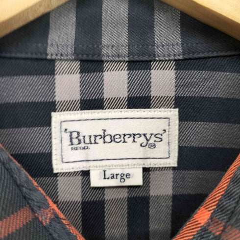 バーバリーズ BURBERRYS ロゴデザインL/S シャツ メンズ L